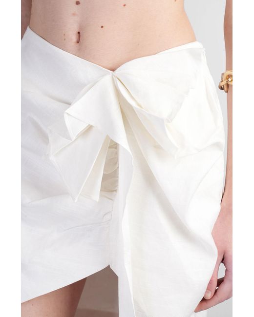 Cult Gaia Kit Skirt in White | Lyst