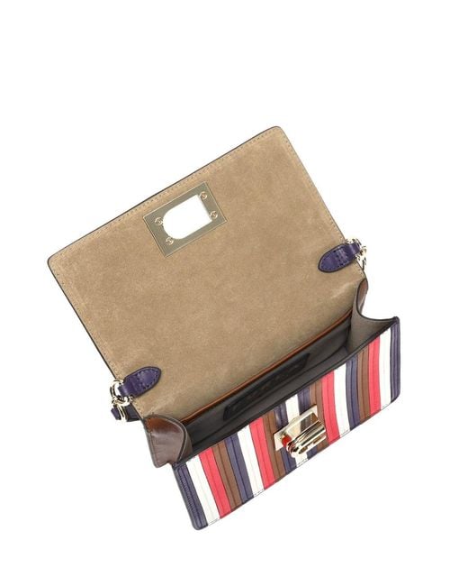 Furla Brown 1927 Logo Crossbody Bag Shoulder