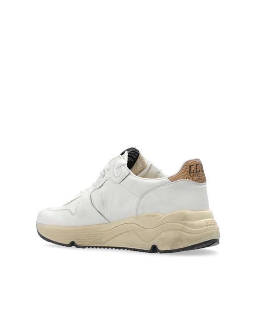 Golden Goose Deluxe Brand White 'running' Sports Shoes,