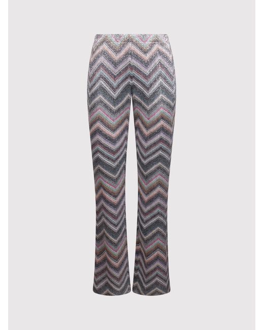 Missoni Gray Flared Trousers