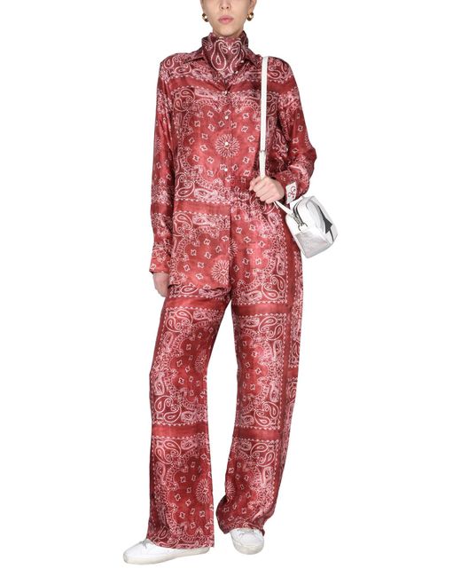 Golden Goose Deluxe Brand Red Beatrice Pajamas Shirt