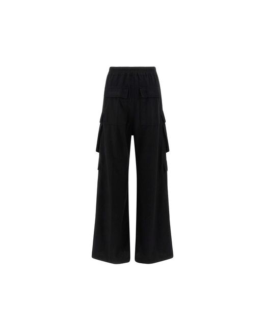 Rick Owens Black Drkshdw Trousers