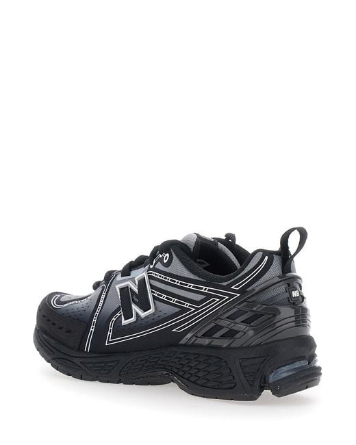 New Balance Black Sneakers 1906E Tech Fabric Upper Trainers
