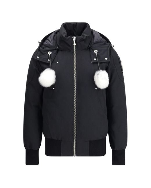 Moose Knuckles Blue Down Jackets
