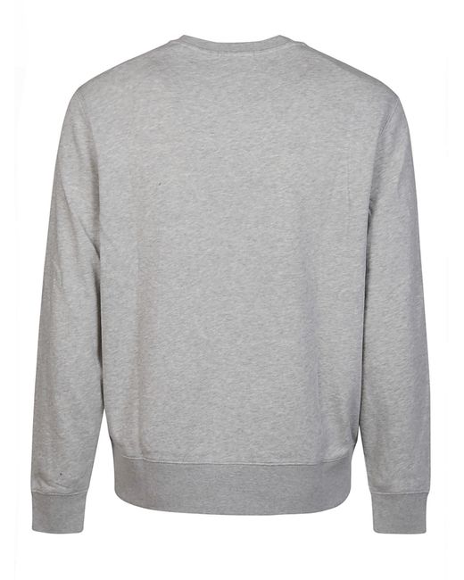 Polo Ralph Lauren Gray Print Bear Sweatshirt for men
