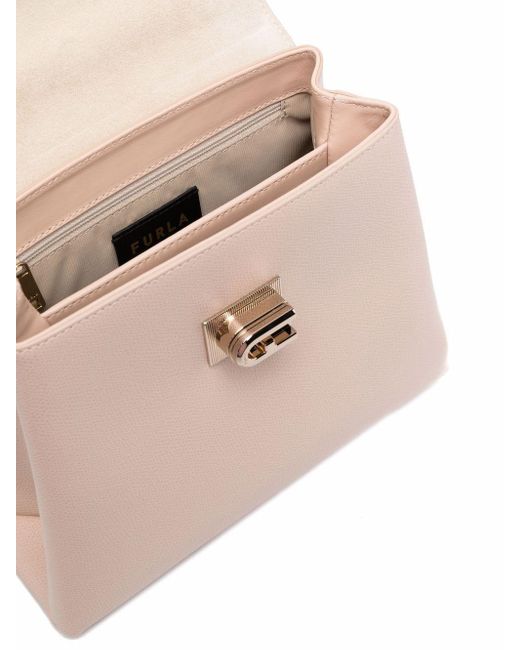 Furla Pink 1927 S Top Handle Bags