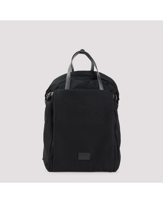 Giorgio Armani Black Backpack for men