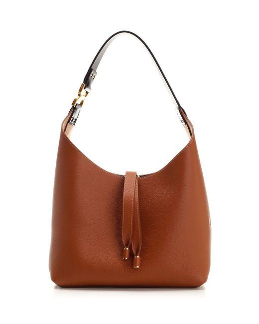 Chloé Brown Small Marcie Hobo Bag