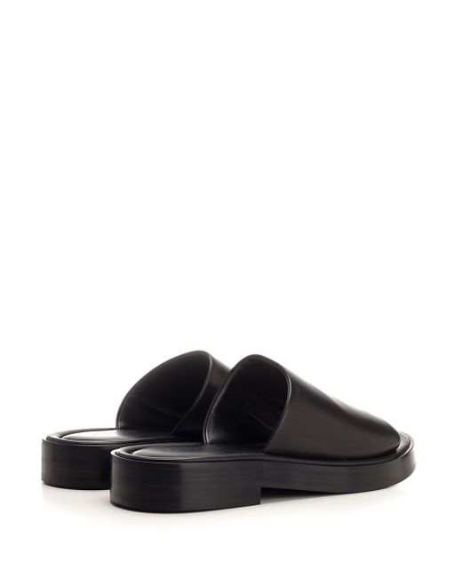 Ferragamo Black Flat Sandal for men