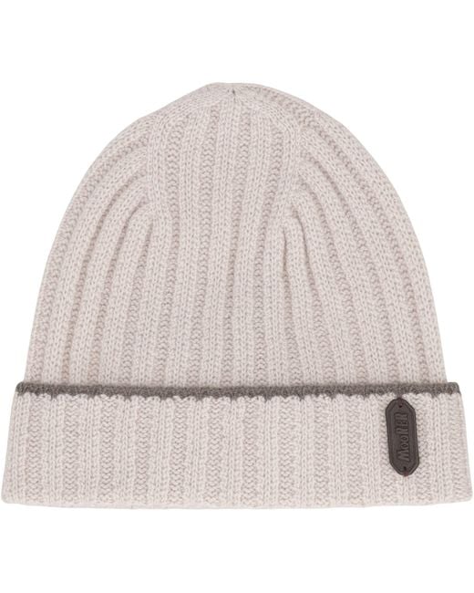 Moorer Multicolor Asher Knitted Beanie for men