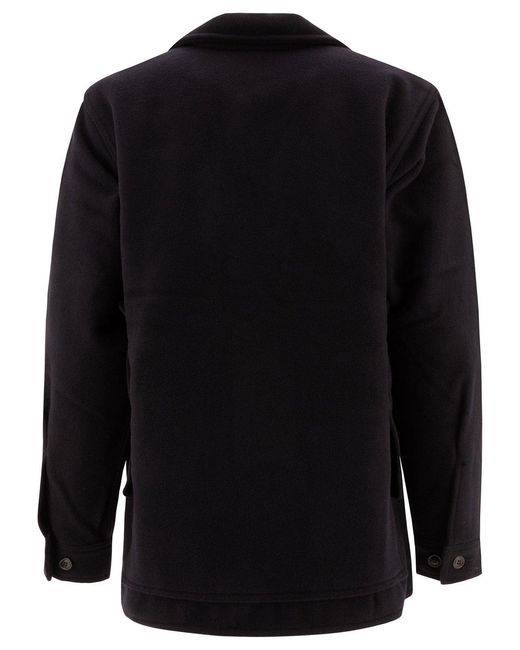 Filson Black Mackinaw Wool Jacket for men