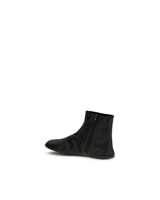 The Row Black Lamb Ovis Aries Aries Ankle Boots