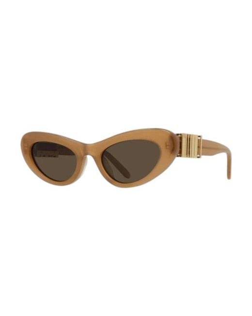 Loewe Brown Sunglasses Cat Eye Full Rim, Shiny Frame And Lens Lw40156U50E