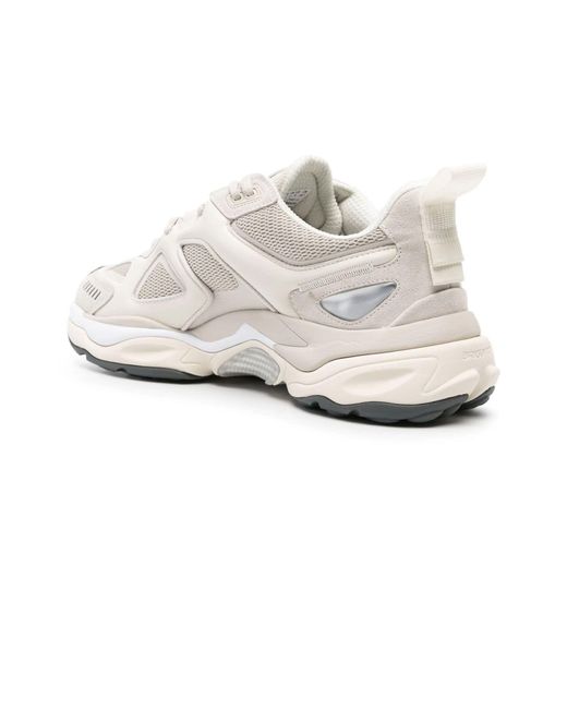 Axel Arigato White Satellite Runner Panelled Sneakers for men