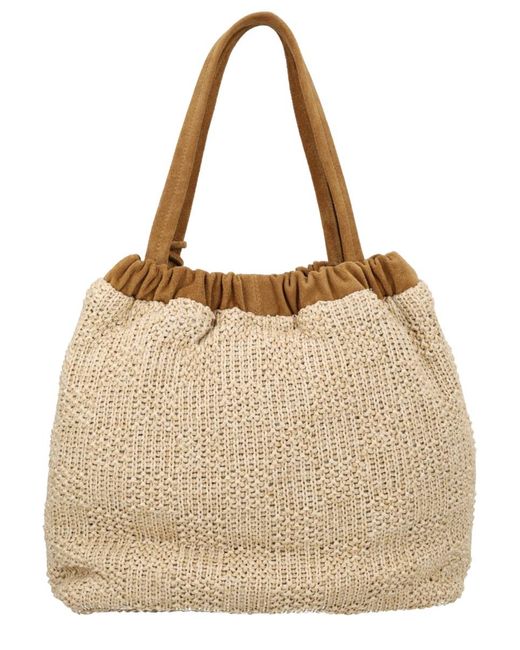 Marc Jacobs Natural Tote Bag Cristina Polyethylene Handbags