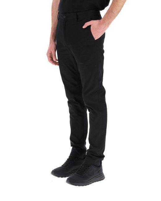 Burberry Black Slim-Fit Chino Pants for men