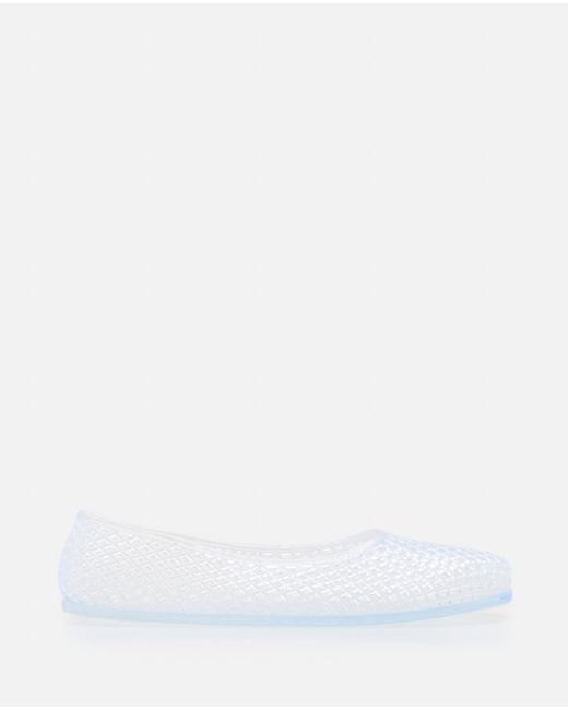 Ancient Greek Sandals White Slip On Ballet Flats