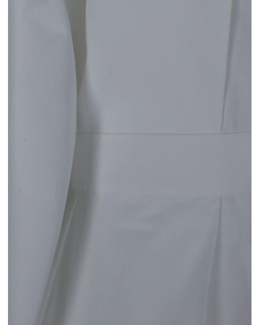 Alexander McQueen White Chemisier Dress
