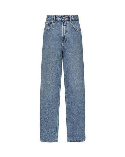 MM6 by Maison Martin Margiela Blue Wide-Leg Jeans for men