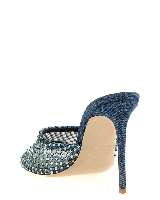 Le Silla Blue Gilda Sandals