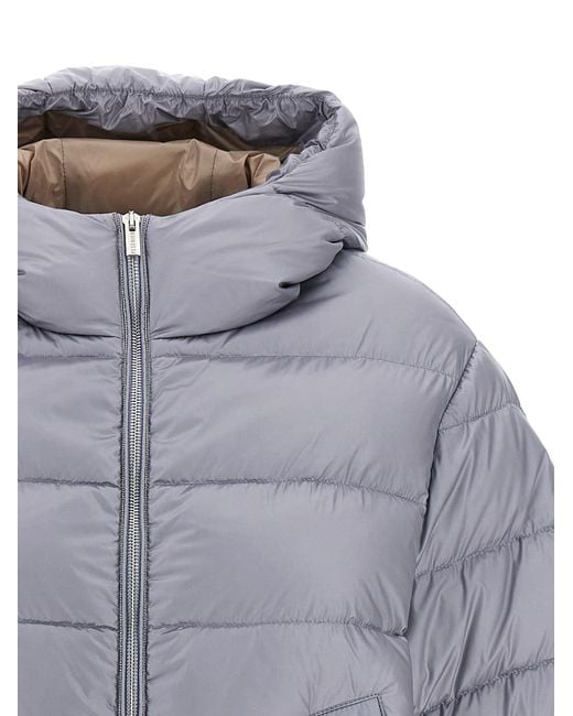 Peserico Gray Cape Down Jacket
