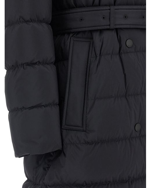 Burberry Black Padded Trench Coat Polyamide Down Jacket, Parka, Casual Jackets