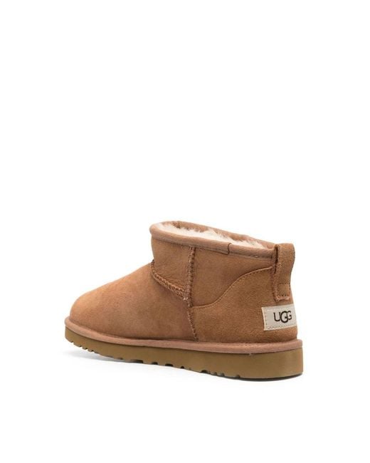 Ugg Brown Classic Ultra Mini Boots Shoes for men