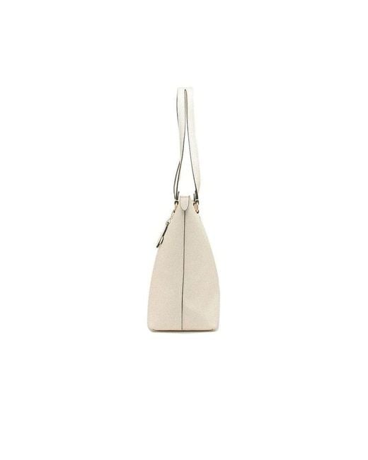 COACH White Tote Bag-Chalk Leather Tote-Bags