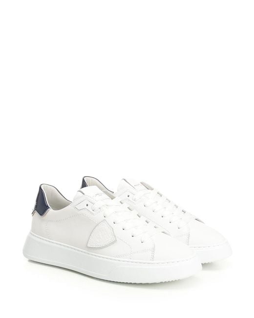 Philippe Model White Temple Sneaker for men