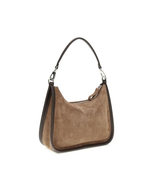 Pierre Hardy Brown Calf Leather Bos Taurus Shoulder Bag