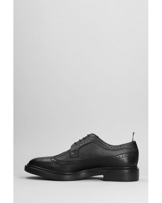 Thom Browne Black Lace Up Shoes for men