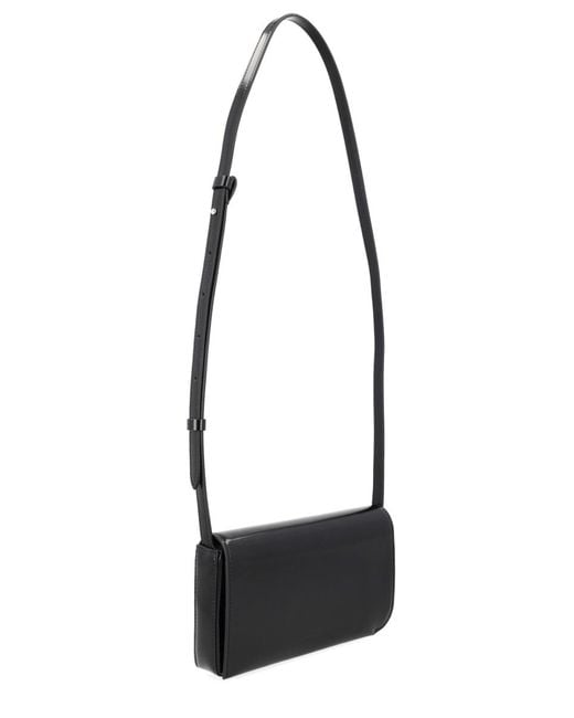 Jacquemus White Shoulder Bag Curve Leather