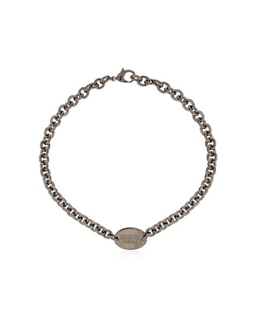 DSquared² Metallic Ceresio 9 Logo Tag Chain Necklace Accessories Jewelry for men