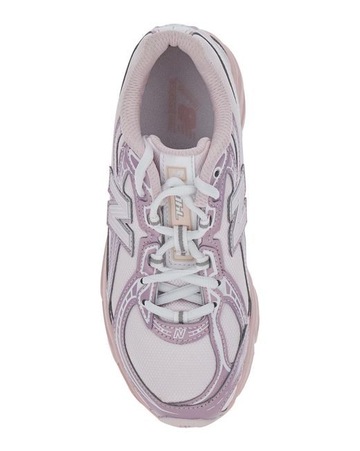New Balance Purple Sneakers 740 Synthetic Trainers