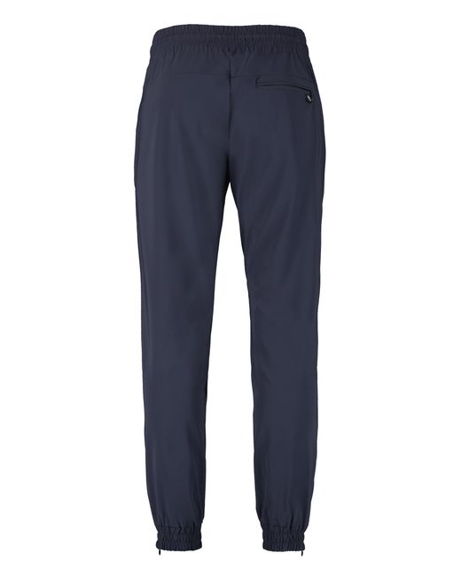 THE (Alphabet) Blue Technical Fabric Pants Polyamide Trousers for men