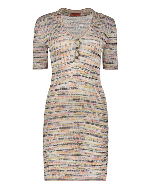 Missoni Natural Knitted Dress