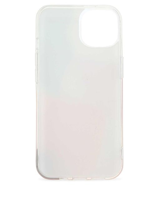 Maison Kitsuné White Printed Pvc Iphone 13 Cover