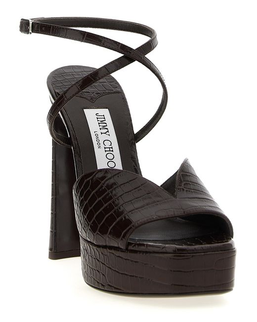 Jimmy Choo Black 'Karli' Sandals