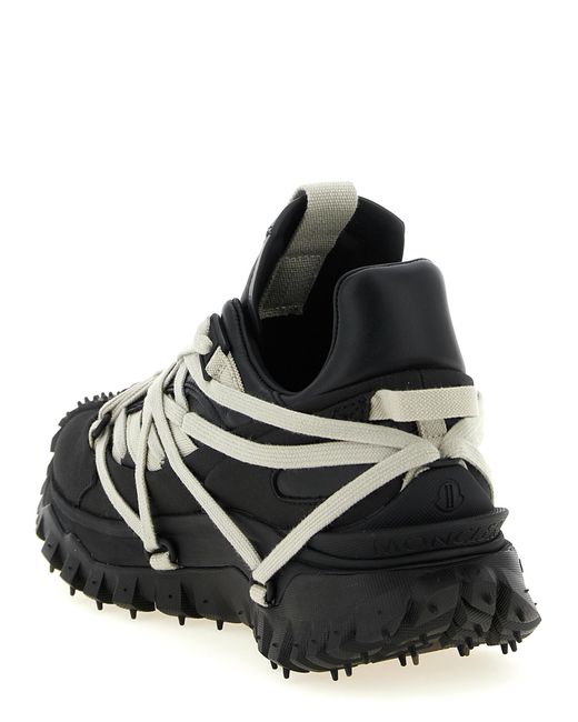 Rick Owens Black Cowhide Athletic Sneakers for men