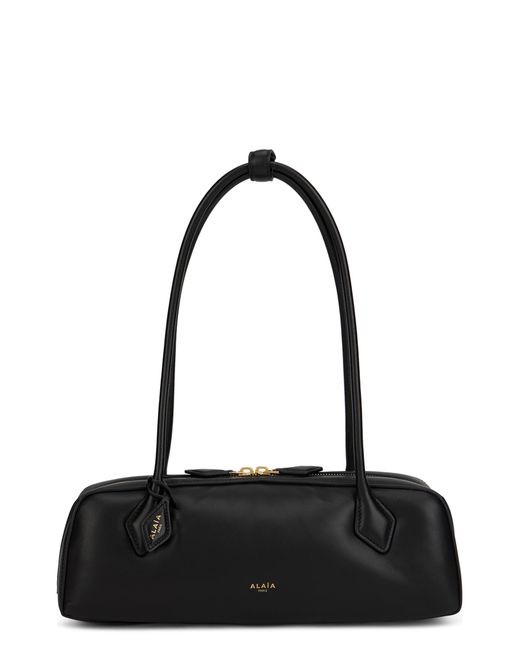 Alaïa Black Shoulder Bag Le Teckel Leather