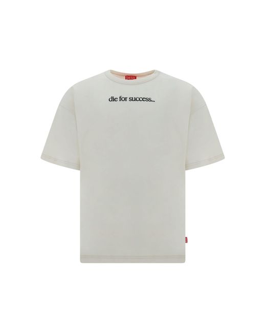 DIESEL Gray T-Shirt for men