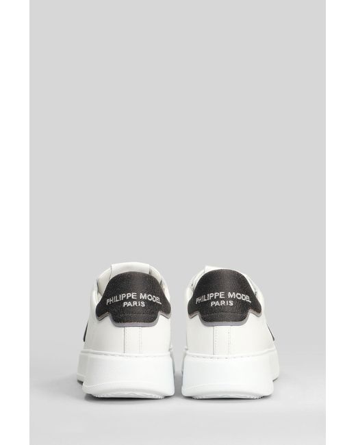 Philippe Model White Temp Low Sneakers for men