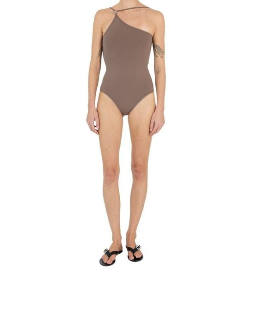 Coperni White One-Piece Swimsuit Polyamide Swimwear
