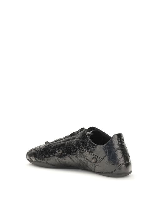Balenciaga Black Sneakers City- Calf Leather (Bos Taurus) Trainers for men