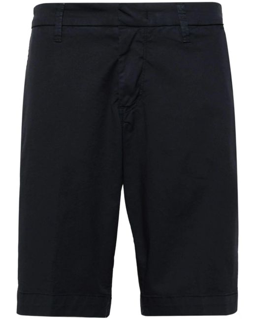 Fay Blue Stretch Cotton Shorts for men
