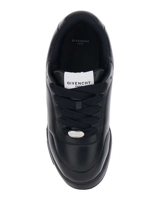 Givenchy Black Low-Top Leather Sneakers Trainers for men