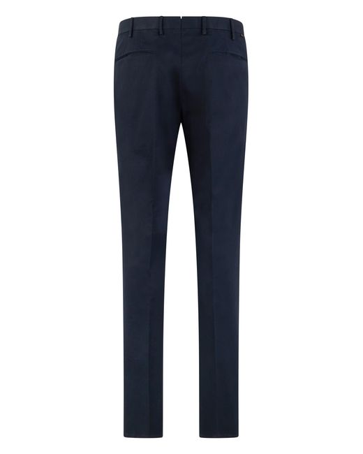 Slowear Blue Trousers Cotton for men