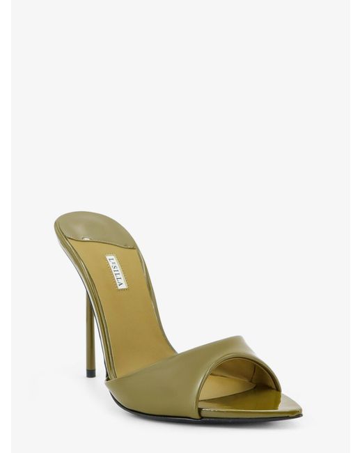 Le Silla Metallic Sandals Bella Patent Leather