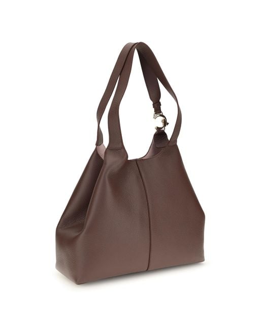 Coccinelle Brown Shoulder Bag C-Easy Calf Leather (Bos Taurus)