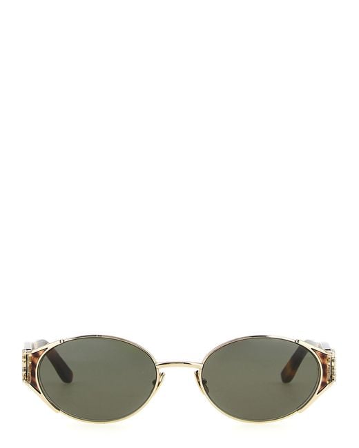 Saint Laurent Green Acetate Sunglasses